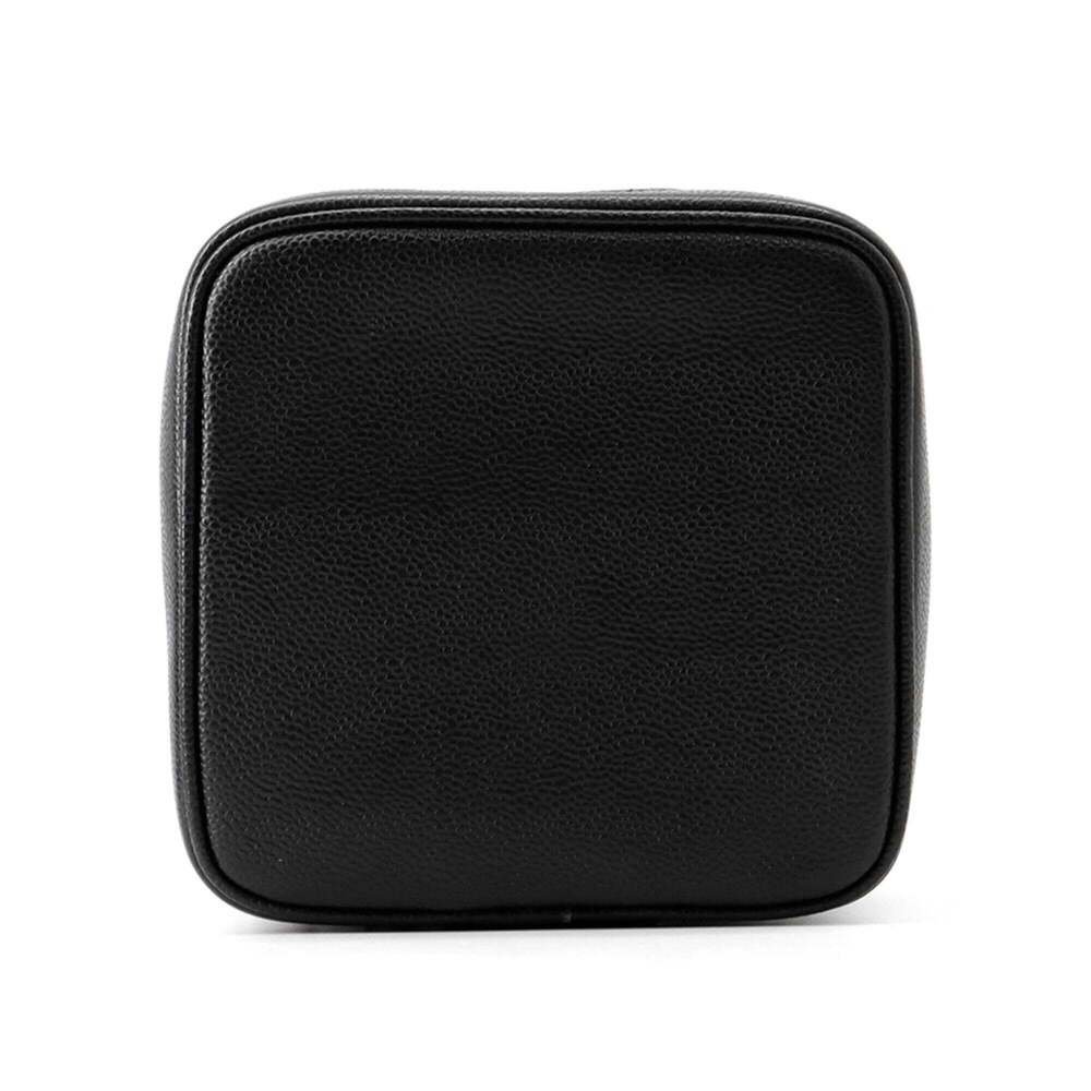 CHANEL Black Caviar Leather Logo Vanity Bag - Picture 3 of 16